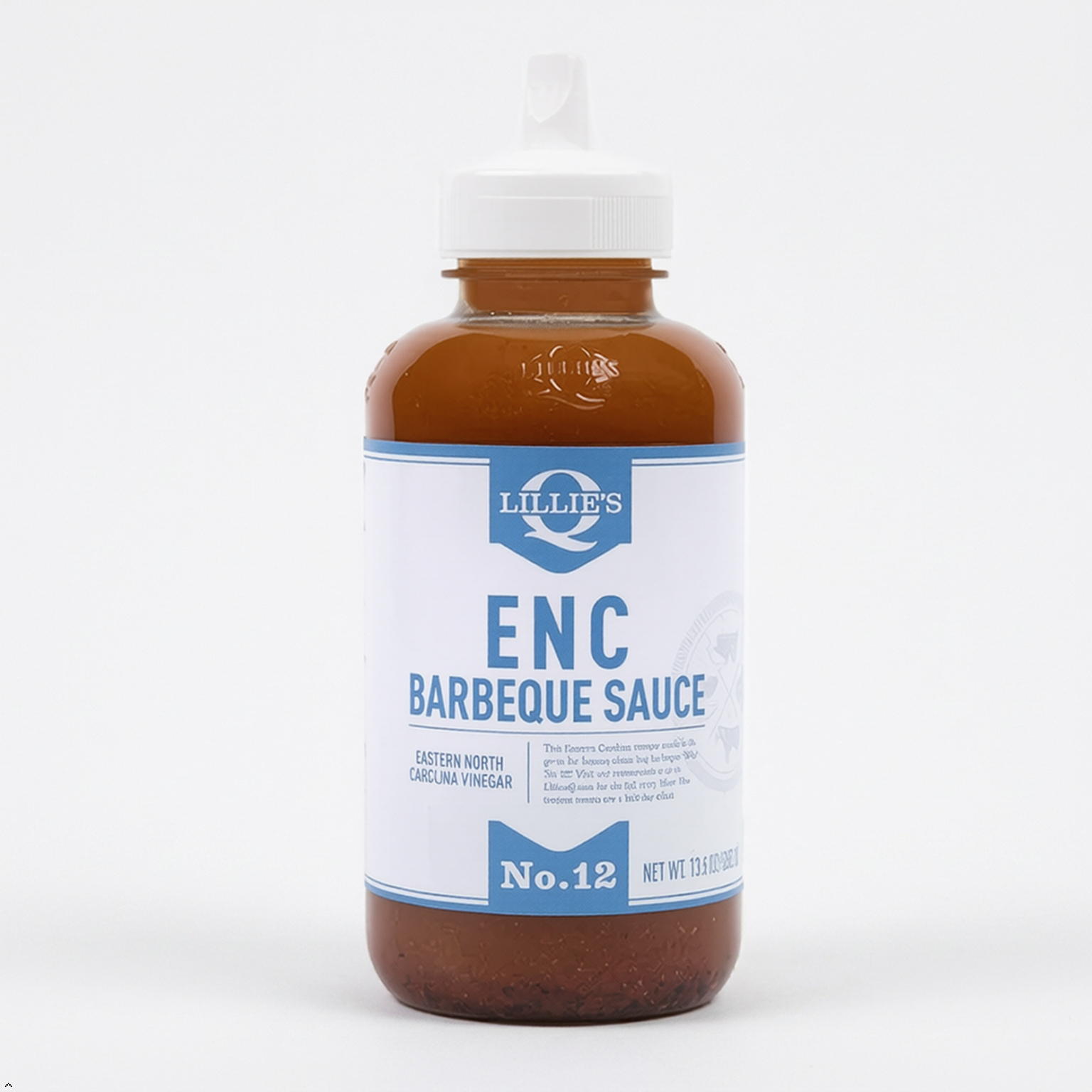 Lillie's Q - ENC Barbeque Sauce, Gourmet Spicy Vinegar BBQ Flavor (13.6 oz) Lillie's Q